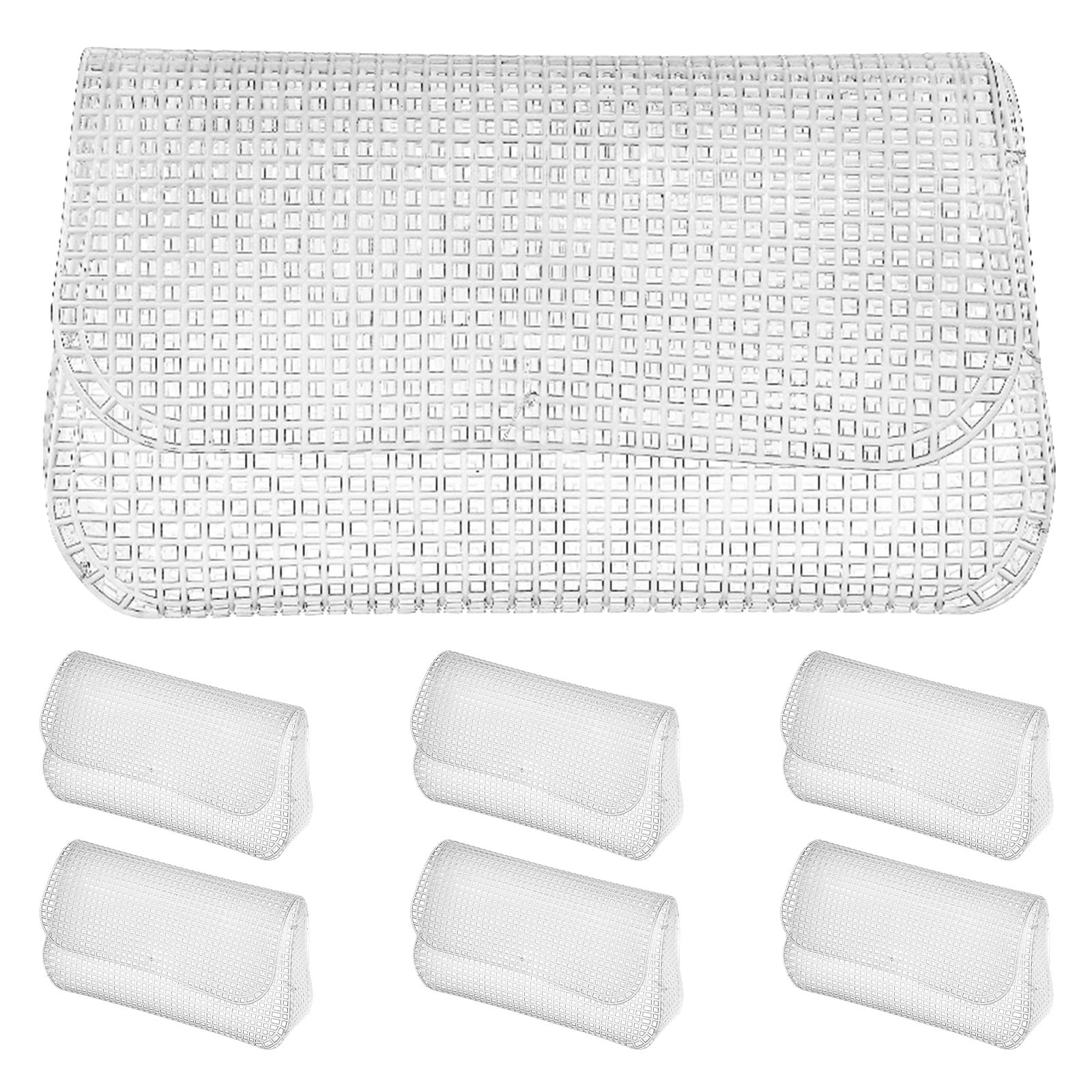 Embroidery Bag - 7Pcs Plastic Mesh Canvas Sheets Flexible