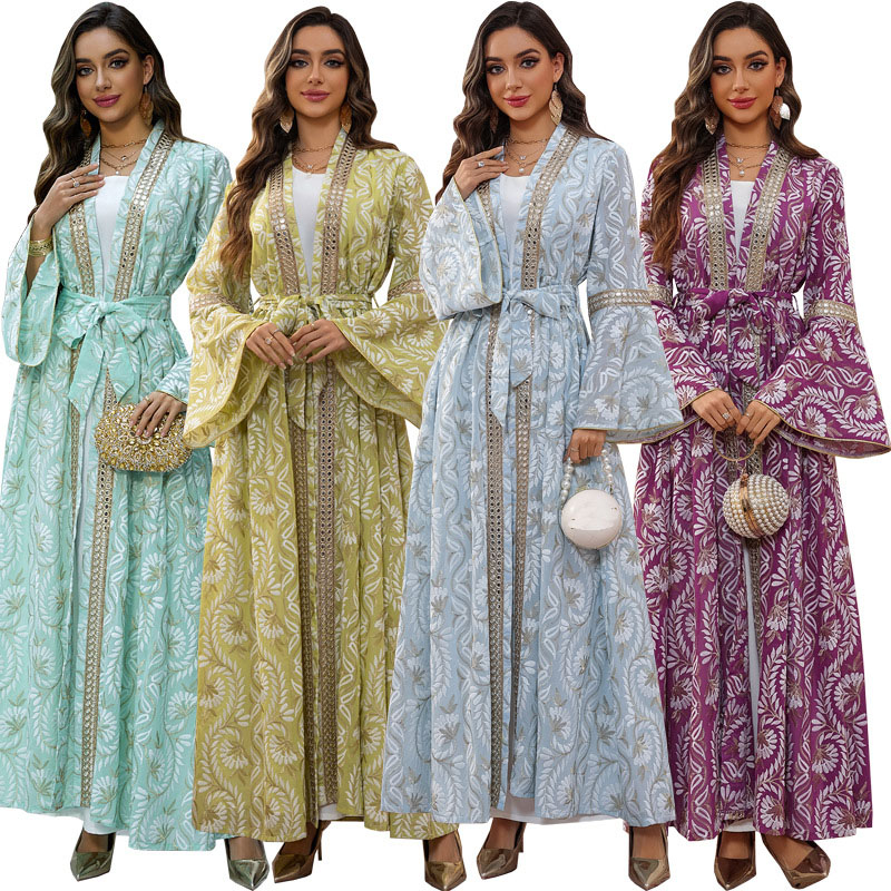 2PCS Muslim Women Dress Dubai  - огляд і ціна Embroidery Kebaya