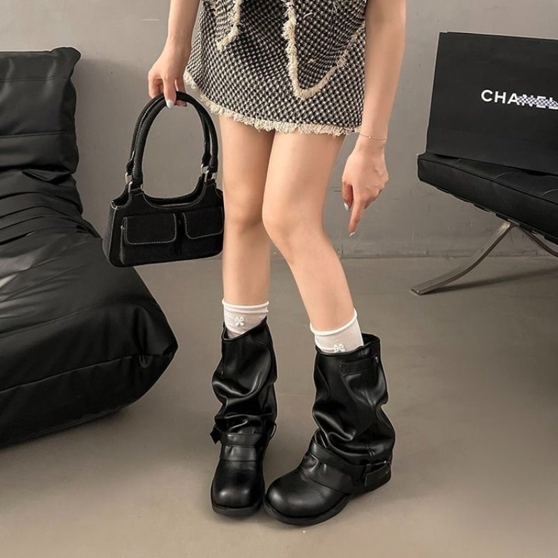 Women Round Toe Mid Calf Slouc - огляд і ціна Embroidery Garments