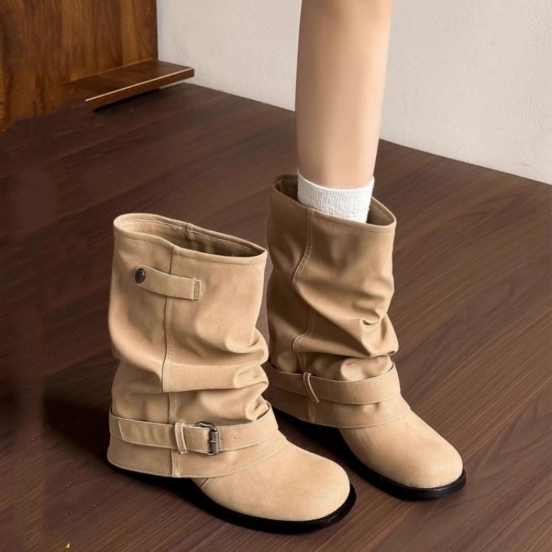 Women Round Toe Mid Calf Slouc - огляд і ціна Embroidery Garments