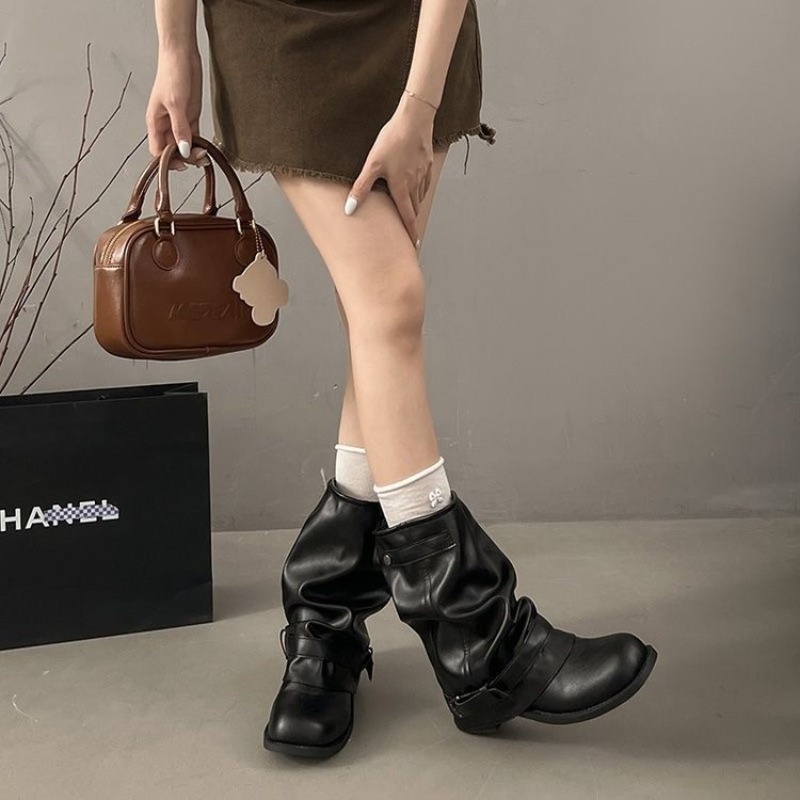 Women Round Toe Mid Calf Slouc - огляд і ціна Embroidery Garments