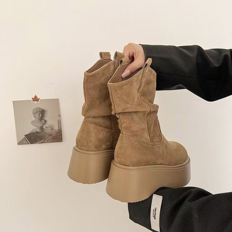 Women Platform Mid Calf Wester - огляд і ціна Embroidery Garments