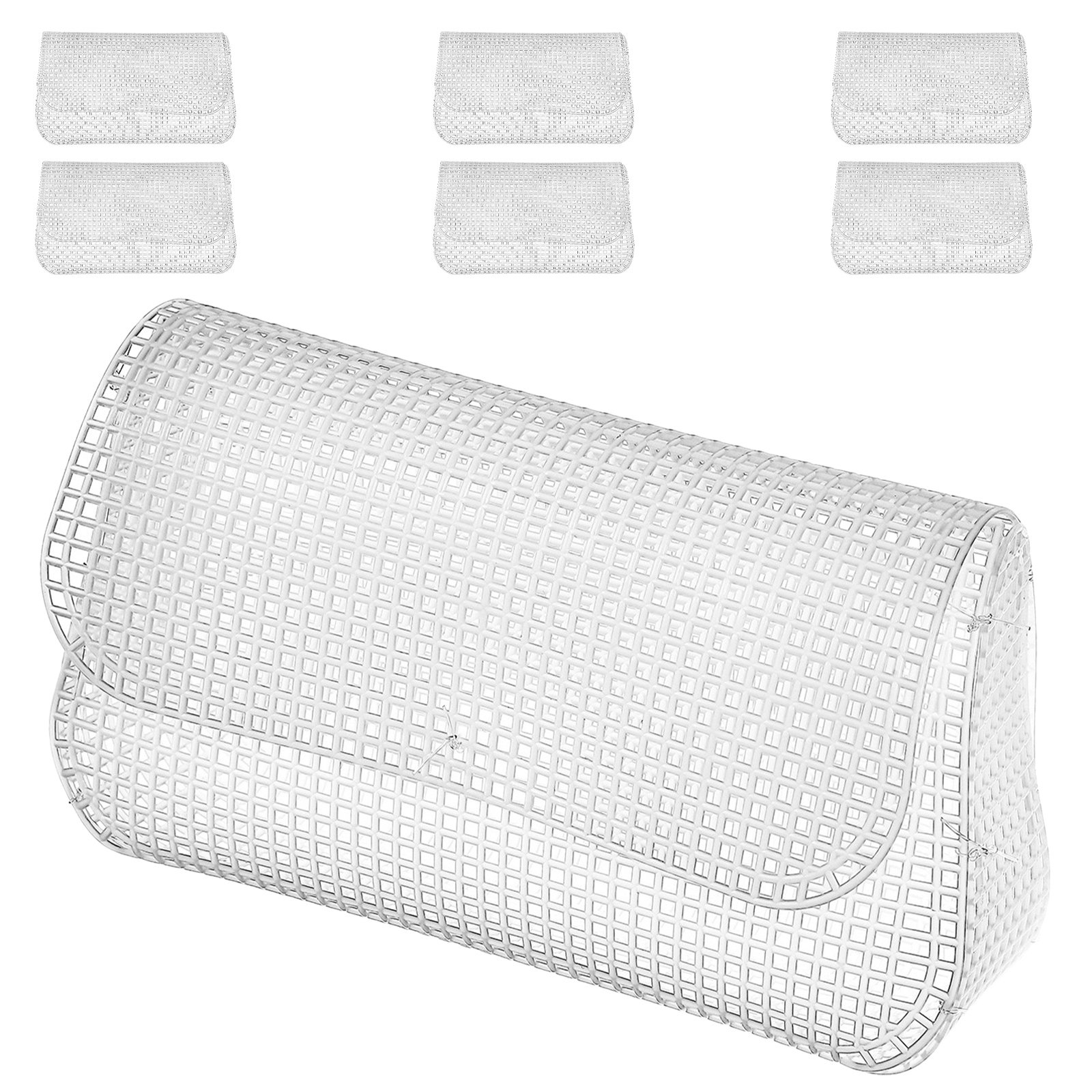 7Pcs Plastic Mesh Canvas Sheet - огляд і ціна Embroidery Bag