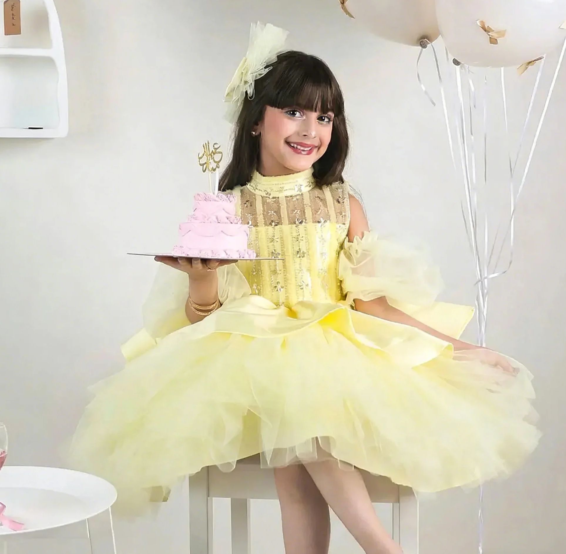Yellow Flower Girl Dresses for - огляд і ціна Embroidery Yellow Dress