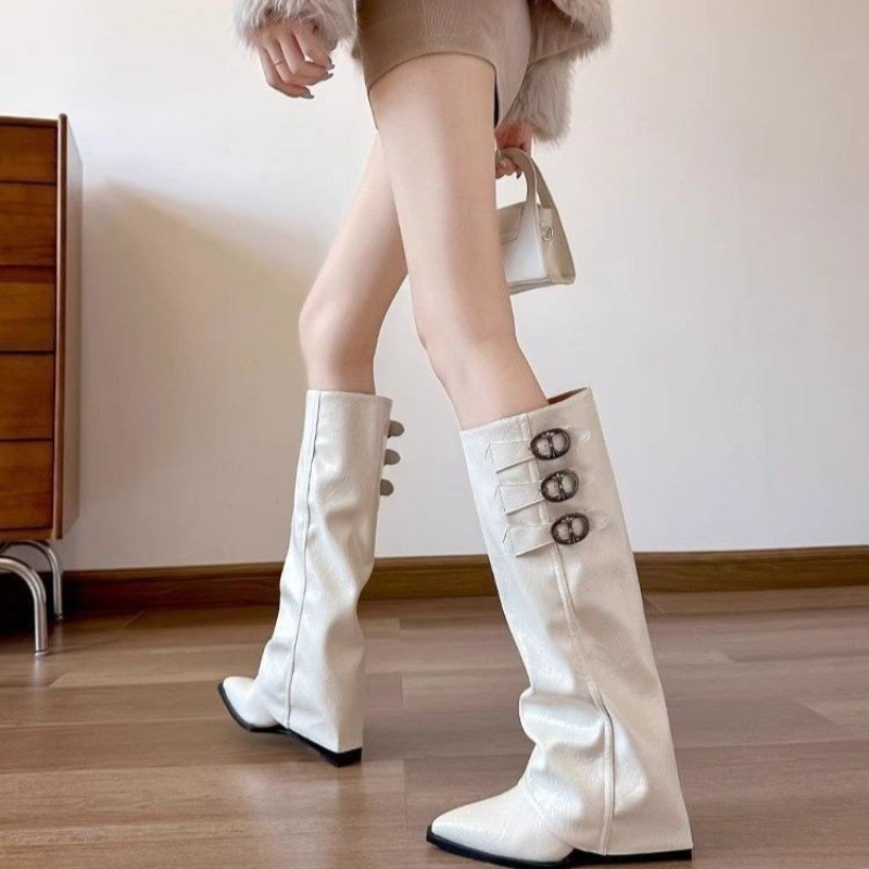 Women Pointed Toe Knee High Sl - огляд і ціна Embroidery Garments